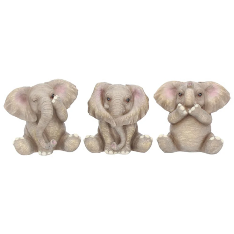 Nemesis Now Three Baby Elephants Figurine