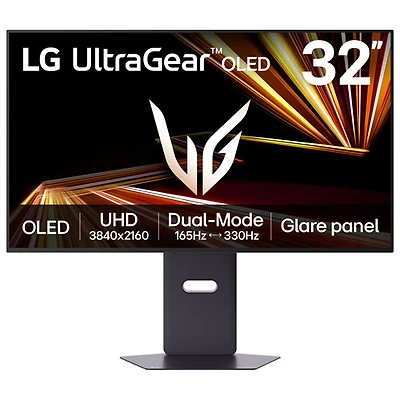 LG 32" 4K UHD 165Hz 0.03ms GTG OLED G-Sync FreeSync Gaming Monitor (32GX850A-B) - Black