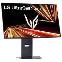 Moniteur de jeu DELO Ultra HD 4K 165 Hz 0,03 ms gris à gris de 32 po G-Sync FreeSync de LG (32GX850A-B) - Noir