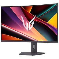 Moniteur de jeu incurvé DEL AV WQHD gris à gris 1ms 180Hz 32 po FreeSync de LG (32G600A-B) - Noir