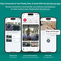 Caméra de surveillance sans fil 2K 3e génération Arlo Essential XL (2025