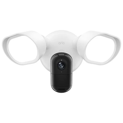 Caméra de surveillance à projecteur d'illumination avec fil 2K Pro 3 d'Arlo - Blanc