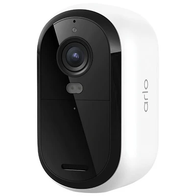 Caméra de surveillance intérieure/extérieure sans fil 2K Essential d'Arlo - Blanc