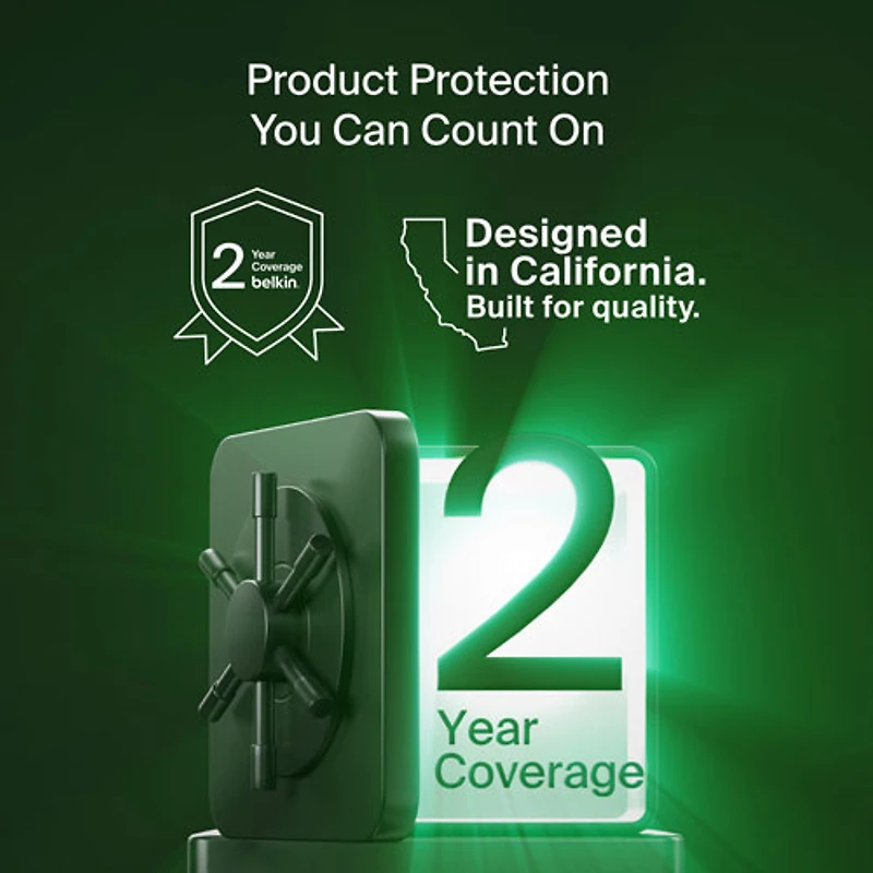 Belkin 3-in-1 25W Qi2 Wireless Charging Stand (WIZ040ttCH) - Grey