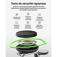 Belkin 3-in-1 25W Qi2 Wireless Charging Stand (WIZ040ttCH) - Grey