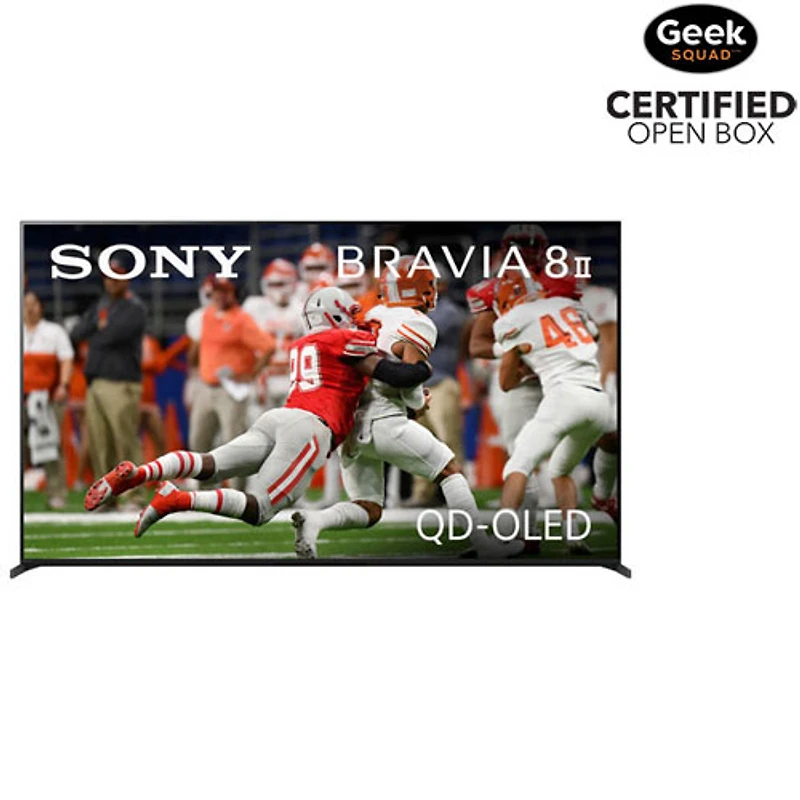 Boîte ouverte - Téléviseur intelligent Google QD-DELO HDR UHD 4K BRAVIA 8 II série XR80M2 de po de Sony (K55XR80M2