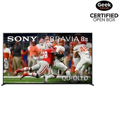 Boîte ouverte - Téléviseur intelligent Google QD-DELO HDR UHD 4K BRAVIA 8 II série XR80M2 de po de Sony (K55XR80M2