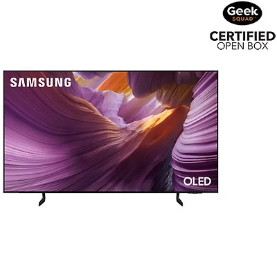 Open Box - Samsung 55" S85F Series 4K UHD HDR OLED Tizen Smart TV (QN55S85FAFXZC) - 2025