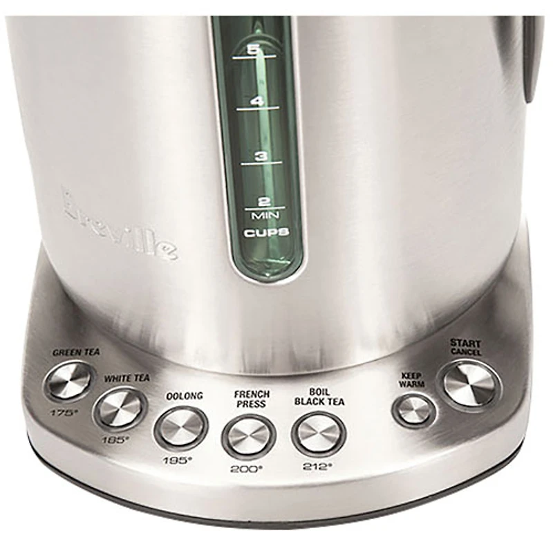 Remis à neuf (Bon état) - Bouilloire électrique IQ de Breville - 1,7 L - Acier inoxydable - Réusiné par Breville