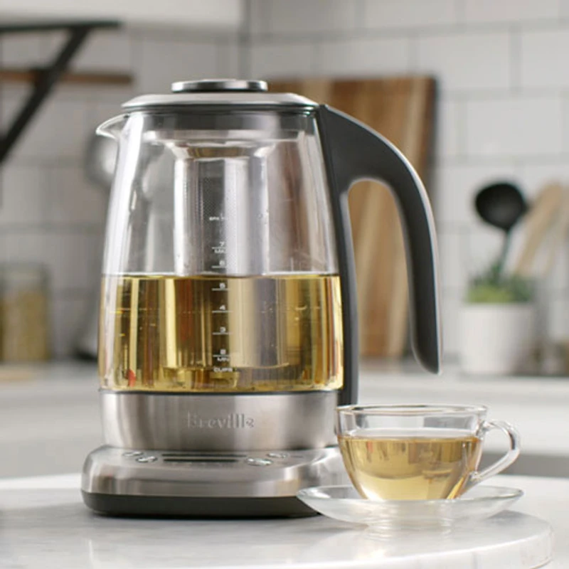 Refurbished (Good) - Breville Smart Tea Infuser Electric Kettle - 1.7L - Clear - Remanufactured by Breville
