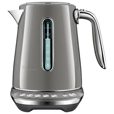 Remis à neuf (Bon état) - Bouilloire électrique programmable Smart Kettle Luxe de Breville - 1,7 L - Noyer fumé - Réusiné par Breville