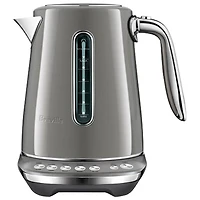Remis à neuf (Bon état) - Bouilloire électrique programmable Smart Kettle Luxe de Breville - 1,7 L - Noyer fumé - Réusiné par Breville