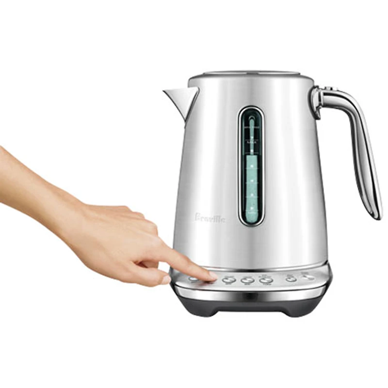 Refurbished (Good) - Breville Smart Kettle Luxe Programmable Electric Kettle - 1.7L - Brushed Stainless Steel - Remanufactured by Breville