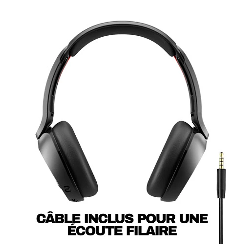 Skullcandy Icon 180 On-Ear Sound Isolating Bluetooth Headphones - True Black