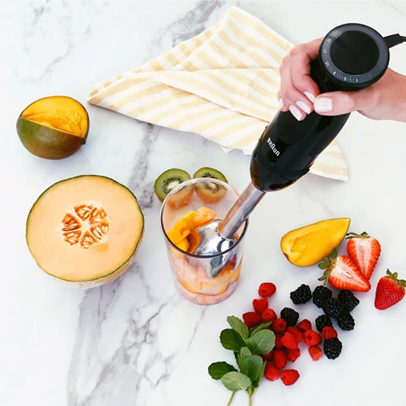 Mélangeur à main de 400 W/0,4 L MultiQuick 5 Vario de Braun - Noir