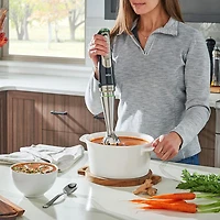 Mélangeur à main 700 W 2 l MultiQuick 9 de Braun - Acier inoxydable noir