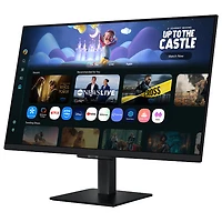 Moniteur de jeu DEL VA HD intégrale 60 Hz de 32 po de Samsung avec temps de réponse de 4 ms gris à gris (LS32FM500ENXZA) - Noir