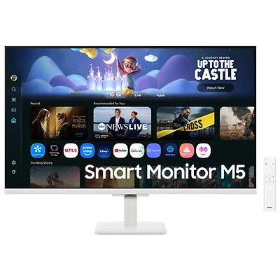 Samsung 27" FHD 60Hz 5ms GTG IPS LED Gaming Monitor (LS27FM501ENXZA) - White