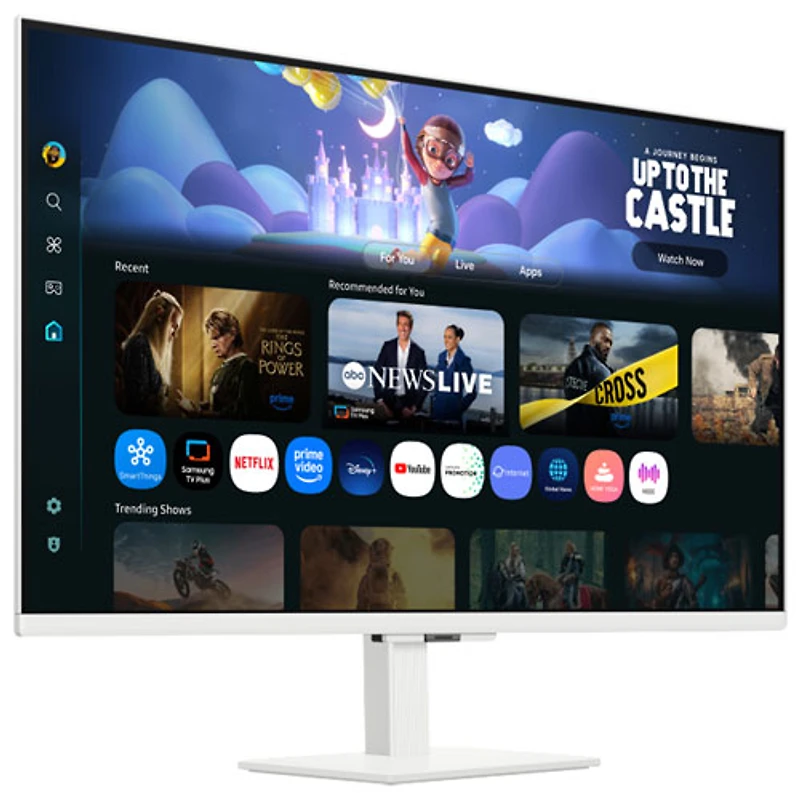 Moniteur de jeu FreeSync DEL IPS HD intégrale gris à gris 5 ms 60 Hz de 27 po de Samsung (LS27FM501ENXZA) - Blanc