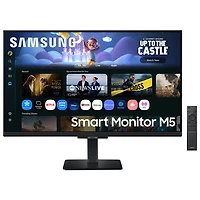 Moniteur de jeu DEL IPS HD intégrale gris à gris 5 ms 60 Hz 27 po de Samsung (LS27FM500ENXZA) - Noir