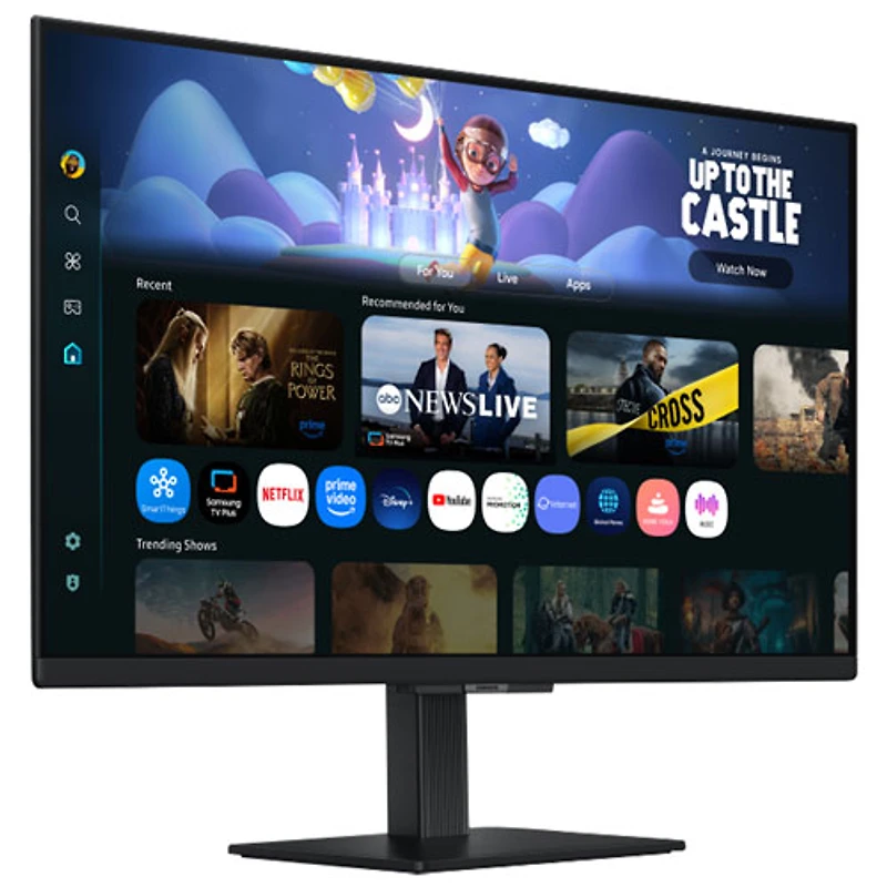 Moniteur de jeu DEL IPS HD intégrale gris à gris 5 ms 60 Hz 27 po de Samsung (LS27FM500ENXZA) - Noir