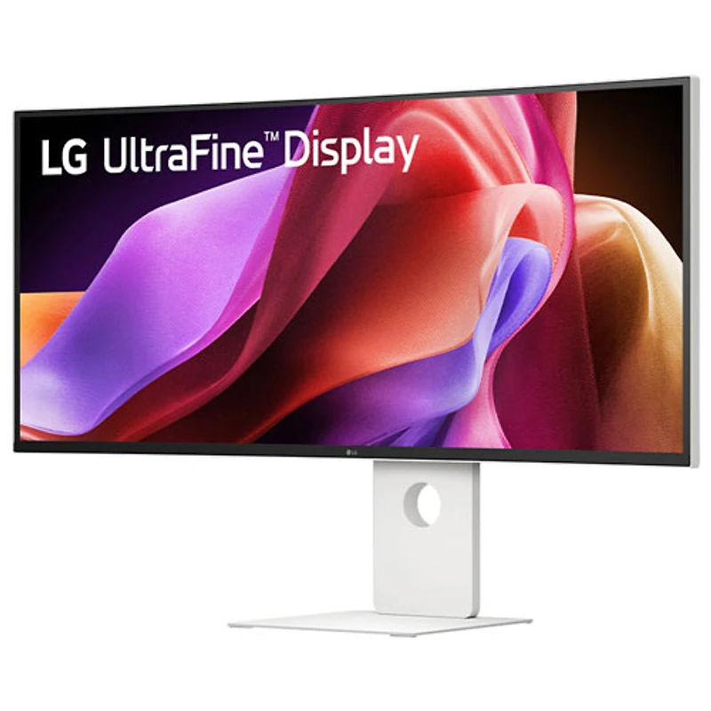 LG 40" 5K 120Hz 5ms GTG Curved IPS LED FreeSync Gaming Monitor (40U990A-W) - White