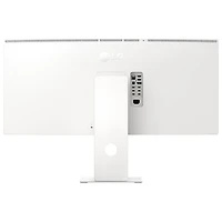 LG 40" 5K 120Hz 5ms GTG Curved IPS LED FreeSync Gaming Monitor (40U990A-W) - White