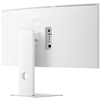 LG 40" 5K 120Hz 5ms GTG Curved IPS LED FreeSync Gaming Monitor (40U990A-W) - White