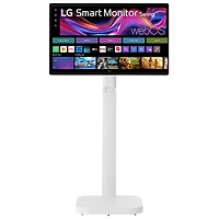 Moniteur intelligent tactile DEL IPS UHD 4K gris à gris 5 ms 60 Hz 32 po de LG (32U889SA-W) - Blanc