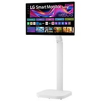Moniteur intelligent tactile DEL IPS UHD 4K gris à gris 5 ms 60 Hz 32 po de LG (32U889SA-W) - Blanc