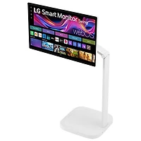 Moniteur intelligent tactile DEL IPS UHD 4K gris à gris 5 ms 60 Hz 32 po de LG (32U889SA-W) - Blanc