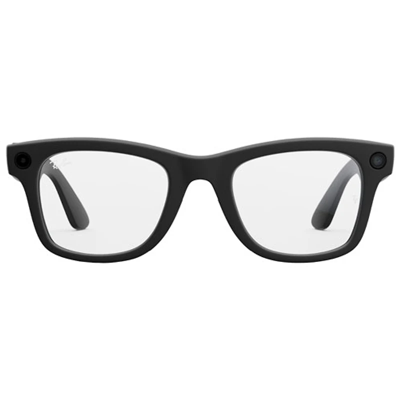 Ray-Ban | Meta Wayfarer (Gen 2) Glasses with AI, Photo, Video, Audio & Messaging - Matte Black/Clear