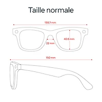 Ray-Ban | Meta Wayfarer (Gen 2) Glasses with AI, Photo, Video, Audio & Messaging - Matte Black/Clear