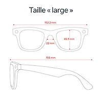 Ray-Ban | Meta Wayfarer (Gen 2) Glasses with AI, Photo, Video, Audio & Messaging - Matte Black/Clear