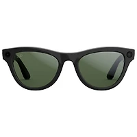 Ray-Ban | Meta Skyler (Gen 2) Glasses with AI, Photo, Video, Audio & Messaging - SShiny Black/Transitions Graphite Green
