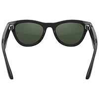Ray-Ban | Meta Skyler (Gen 2) Glasses with AI, Photo, Video, Audio & Messaging - SShiny Black/Transitions Graphite Green