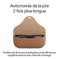 Lunettes Headliner (2e gén) de Ray-Ban | Meta avec IA, photo, vidéo, audio et messagerie - Noir brillant/Vert G-15 - Pont ordinaire