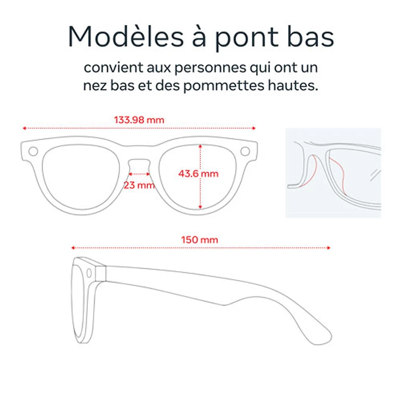 Ray-Ban | Meta Headliner (Gen 2) Glasses with AI, Photo, Video, Audio & Messaging - Shiny Black/G-15 Green - Low Bridge Fit