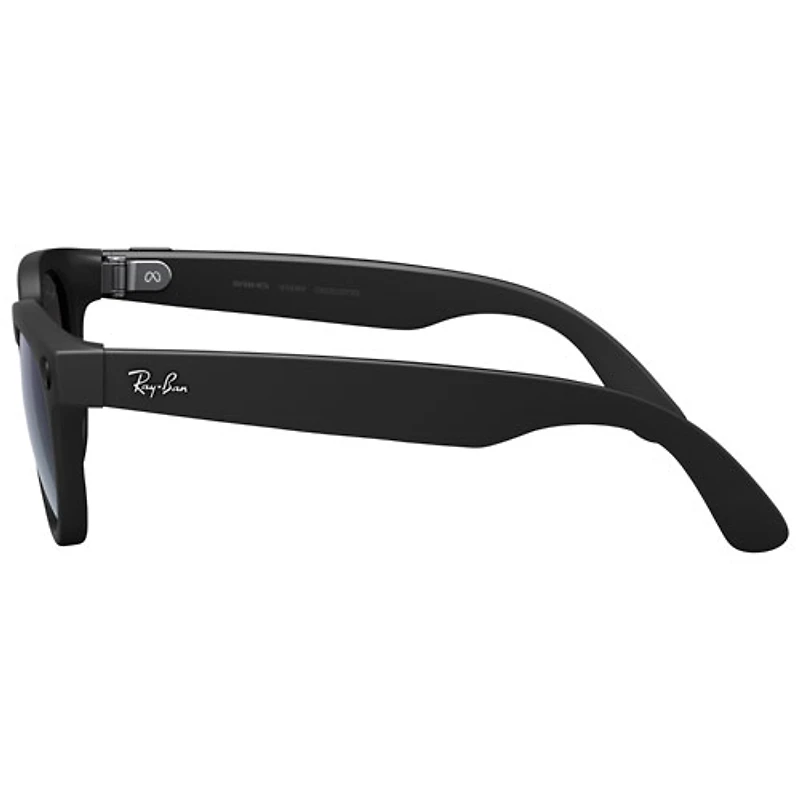 Ray-Ban | Meta Headliner (Gen 2) Glasses with AI, Photo, Video, Audio & Messaging - Matte Black/Polarized Gradient Graphite - Regular Bridge Fit