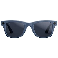 Lunettes Wayfarer (2e génération) de Ray-Ban | Meta avec IA, photo, vidéo, audio et messagerie - Bleu cosmique brillant/Transitions saphir - Grand