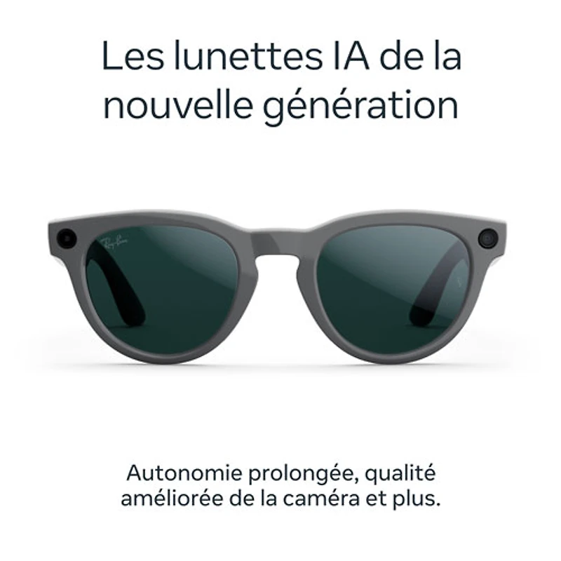 Ray-Ban | Meta Headliner (Gen 2) Glasses with AI, Photo, Video, Audio & Messaging