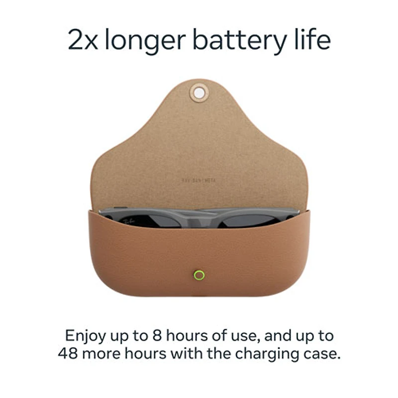 Ray-Ban | Meta Headliner (Gen 2) Glasses with AI, Photo, Video, Audio & Messaging