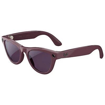 Ray-Ban | Meta Skyler (Gen 2) Glasses with AI, Photo, Video, Audio & Messaging - Shiny Mystic Violet/Transitions Amethyst