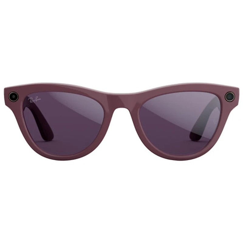Ray-Ban | Meta Skyler (Gen 2) Glasses with AI, Photo, Video, Audio & Messaging - Shiny Mystic Violet/Transitions Amethyst