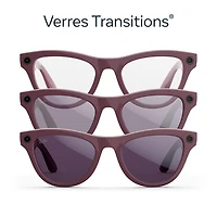 Ray-Ban | Meta Skyler (Gen 2) Glasses with AI, Photo, Video, Audio & Messaging - Shiny Mystic Violet/Transitions Amethyst