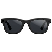 Ray-Ban | Meta Wayfarer (Gen 2) Glasses with AI, Photo, Video, Audio & Messaging - Matte Black/Transitions Grey - Large