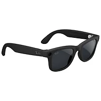 Ray-Ban | Meta Wayfarer (Gen 2) Glasses with AI, Photo, Video, Audio & Messaging - Matte Black/Transitions Grey - Large