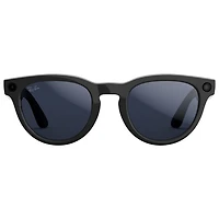 Ray-Ban | Meta Headliner (Gen 2) Glasses with AI, Photo, Video, Audio & Messaging - Shiny Black/Transitions Sapphire