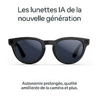 Ray-Ban | Meta Headliner (Gen 2) Glasses with AI, Photo, Video, Audio & Messaging - Shiny Black/Transitions Sapphire