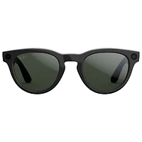 Ray-Ban | Meta Headliner (Gen 2) Glasses with AI, Photo, Video, Audio & Messaging - Shiny Black/Transitions Graphite Green